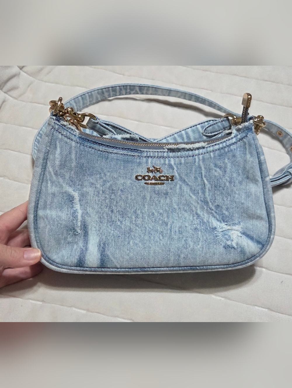 SOLD Coach Teri Loved Denim